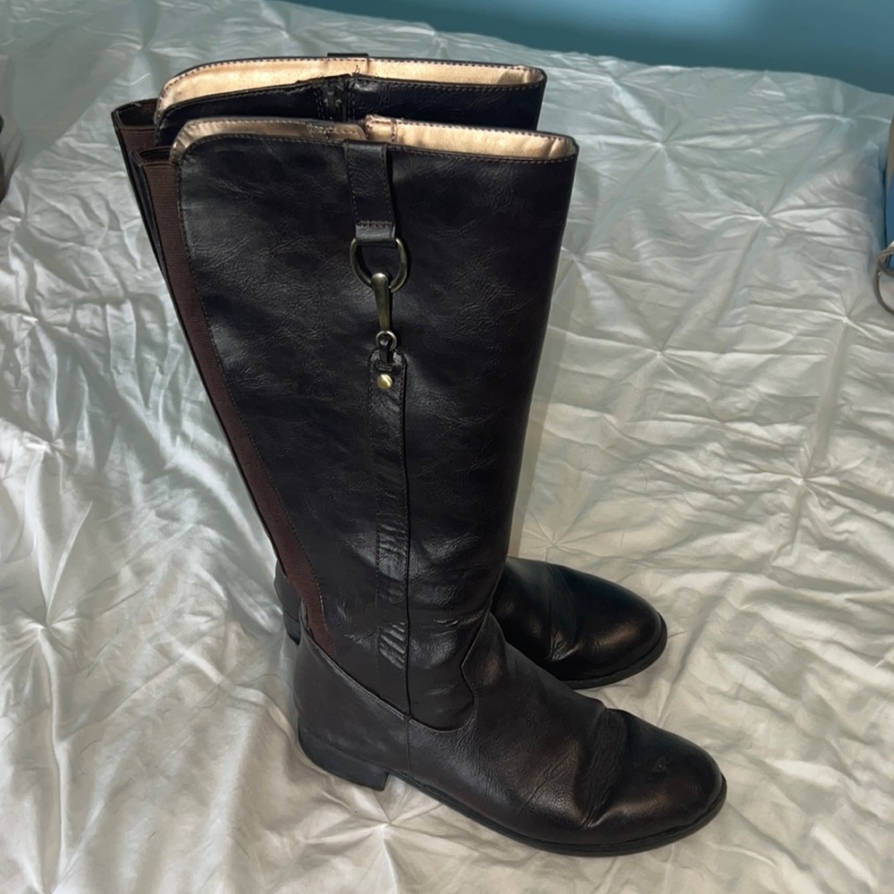 Wide Calf Riding Boots